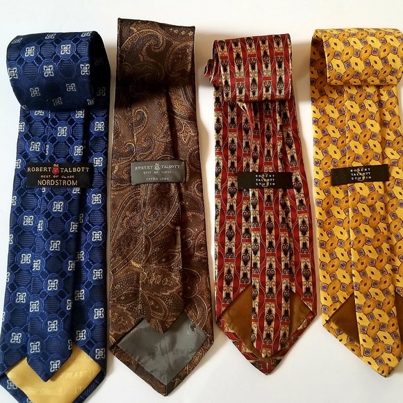 Robert talbott lot of 4 ties - Picture 2 of 5